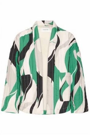 b.young Womens Nora Quilted Jacket In Green