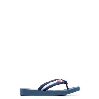 Kenzo Flip Flops, male, Blue, 6 UK, Blue Striped Rubber Flip Flops