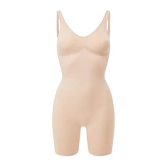 Heist Studios Shapewear, female, Beige, Size: 3XL/4XL Contour Seamless Shorty Bodysuit