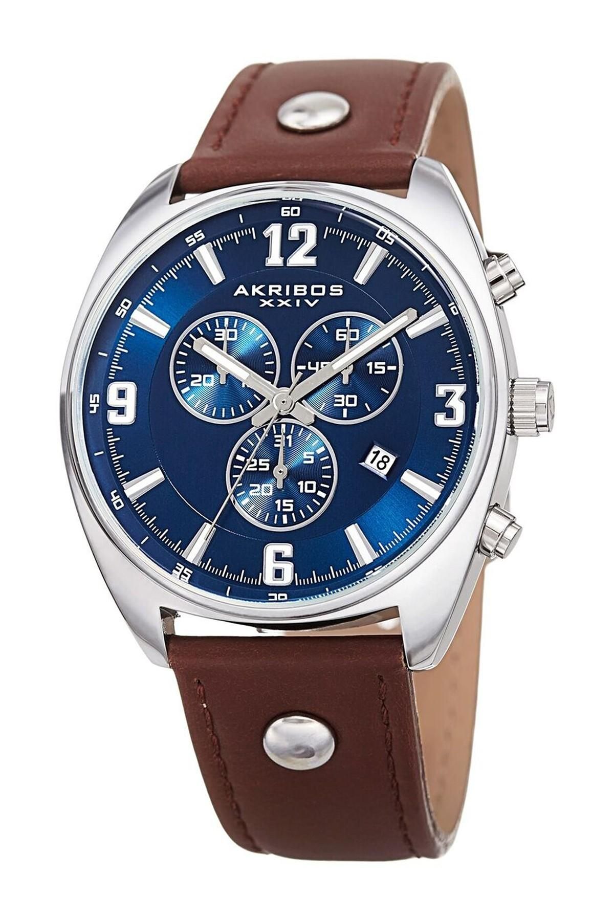 Akribos XXIV Grandiose Crystal Chronograph Rose Gold-tone  display picture 1