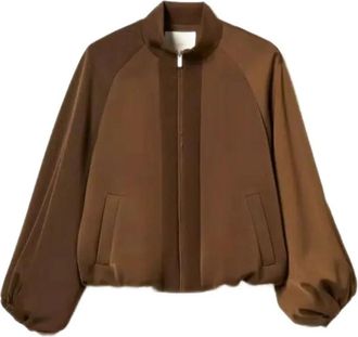 Twinset Bomberjassen - Dames - Bomber jackets - Bruin - S - Jassen