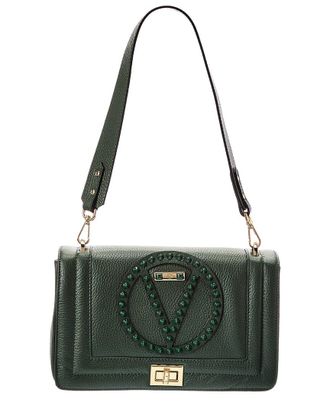Mario Valentino Alice Rock Leather Shoulder Bag