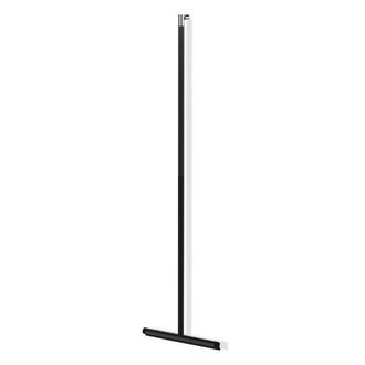 Zack Jaz vloertrekker 32x120cm RVS zwart