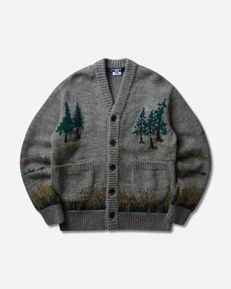 Junya Watanabe Men s Camping Cardigan Grey / Green