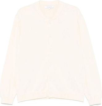 Maison Kitsun&eacute; Bold Fox Head-embroidered Cardigan