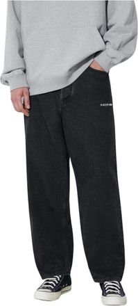 A Bathing Ape Pantalones de Denim con Pin de Logo Met&aacute;lico - Jeans - Hombre - Negro - S