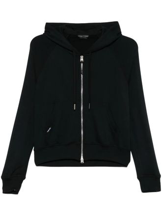 Tom Ford zip-up hoodie - Black