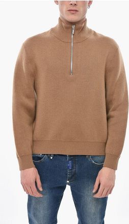 Bottega Veneta Cashmere-Blend Half-Zip Sweater size Xl