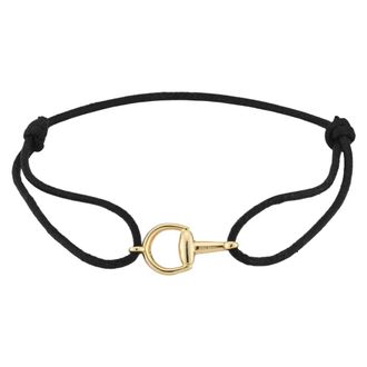 Gucci Horsebit 18k Charm Bracelet - female - Gucci - Bracelets - Black - ONE SIZE - Accessories