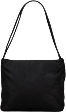 Prada Pre-owned Shoulder Bags, female, Black, Size: ONE SIZE Pre-owned Vintage Nylon Tote