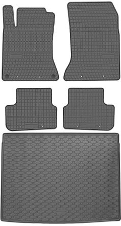 OEM Juego De Alfombrillas De Goma Para Coche Y Maletero Para Mercedes Clase B W246 Suv (2011-2018)