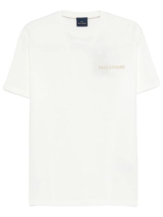 Paul & Shark White Crew Neck T-Shirts