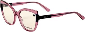 Karl Lagerfeld Womens 54mm Pink Opticals