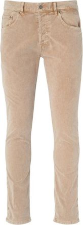 Dondup Beige Corduroy Icon Broek Regular Fit - Heren - Slim Fit Broeken - Beige - W29 - Katoen - Broeken