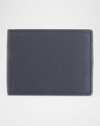 Royce Leather RFID Blocking Bifold Wallet, Personalized