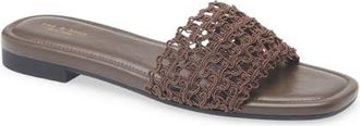 Rag & Bone Ellie Slide Sandal in Dark Mocha Mesh at Nordstrom, Size 10.5Us