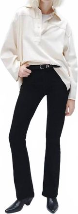 Rag & Bone Peyton Bootcut Jeans In Black