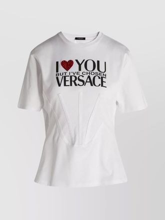 Versace logo print t-shirt