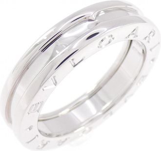 Bulgari White Gold White Gold (18K) Band Ring (Pre-Owned)