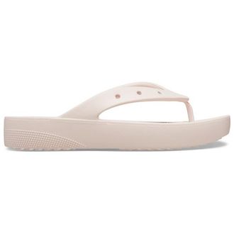 Crocs Classic Platform Flip Sandalen f&uuml;r Damen | rosa