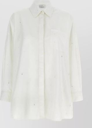 Giuseppe Di Morabito crystal-embellished cotton shirt