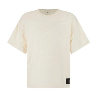 Yohji Yamamoto Camiseta de manga corta plisada - Tops - Hombre - Blanco - M