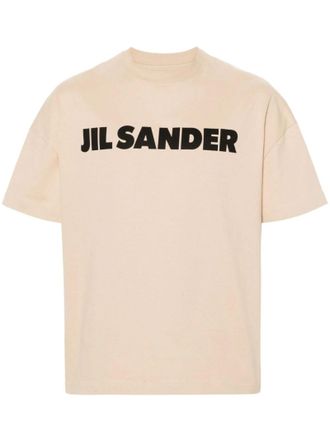 Jil Sander Logo Printed Crewneck T-shirt