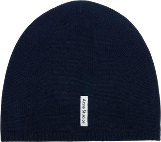 Acne Studios Unisex C40460-Bga Cashmere Beanie Blue
