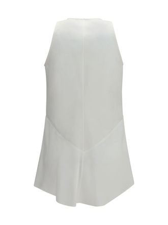 Brunello Cucinelli Cotton and Silk Satin Blouse - White
