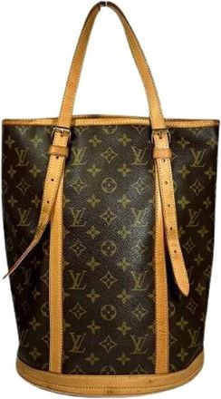 Louis Vuitton Pre-owned Bucket Bags, female, Brown, Size: ONE SIZE Pre-owned Vintage Bucket Bag
