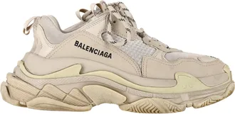 Balenciaga Pre-owned Mens Triple S Sneakers in Beige - Size EU 38