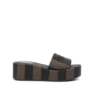 Fendi Sunshine Flatform Slides