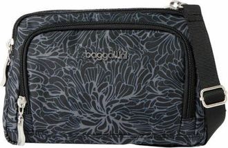 Baggallini Trifecta RFID Wallet Crossbody Bag in Midnight Blossom at Nordstrom