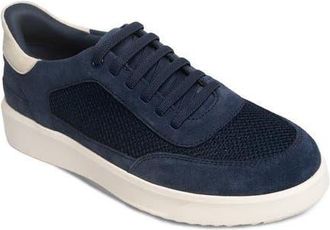 Marc Joseph New York Catherine Street Hands Free Technology Leather Sneaker in Navy Suede at Nordstrom, Size 6.5