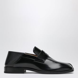 Maison Margiela Mocassino Tabi nero in pelle