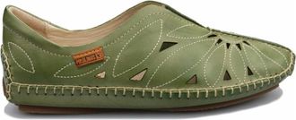 Pikolinos Comfortabele Instapper voor Dames - Dames - Loafers - Groen - 35 EU - Leer - Schoenen