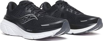 Saucony Mens Guide 18 Shoes In Black/white