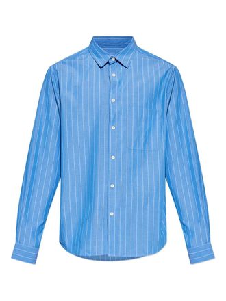 Samsøe & Samsøe striped-pattern shirt - Blu