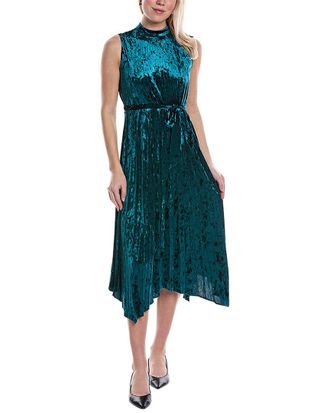 Tahari by ASL Tahari Asl Velvet Midi Dress