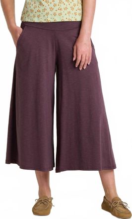 Toad & Co Chaka Culotte Pants In Raisin
