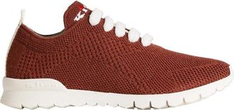Kiton Kasjmier Gebreide Sneakers - Dames - Sneakers - Bruin - 37 EU - Kasjmier - Schoenen