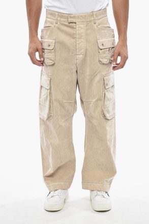 Dsquared2 Pantaloni Cargo KAWAII in Velour Dsquared2