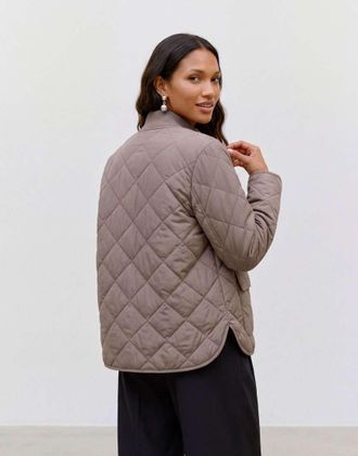 Vero Moda giacca trapuntata fossil-Neutro