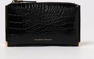 Elisabetta Franchi Clutch Elisabetta Franchi in pelle sintetica stampa cocco