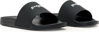 AllSaints Date Slide Sandal in Black at Nordstrom, Size 10