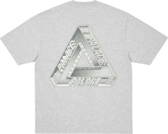 Palace Tri Girders T-Shirt Grey Marl P30TS380