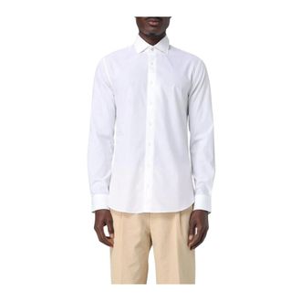 Michael Kors Formal Shirts, male, White, 2XL, Casual Button-Up Shirt