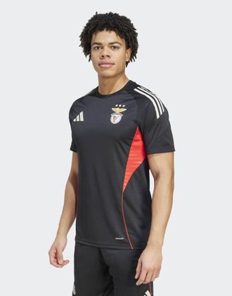 adidas Benfica Tiro 25 Competition - Maglia da allenamento nera-Nero