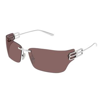 Balenciaga Sunglasses, unisex, Gray, Size: ONE SIZE Rectangular Sunglasses