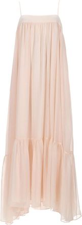 Rotate Flowing Spaghetti Straps Chiffon Dress